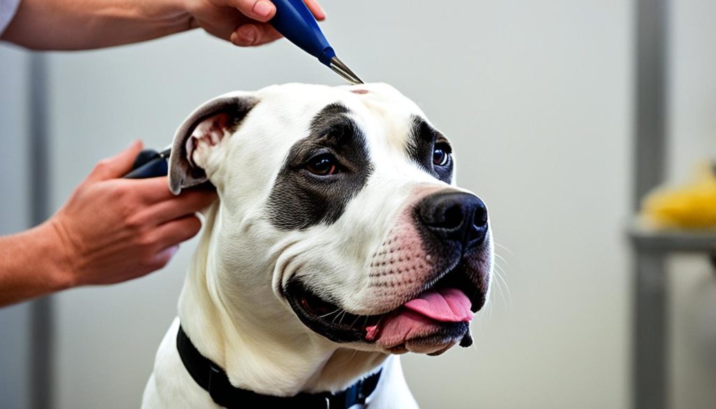 american staffordshire terrier grooming