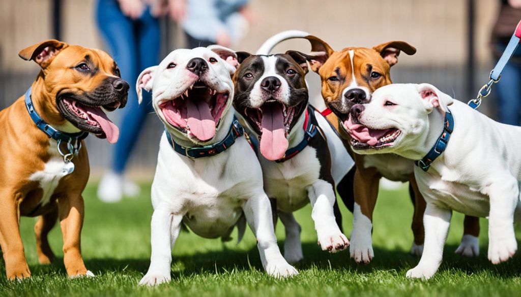 american staffordshire terrier socialization