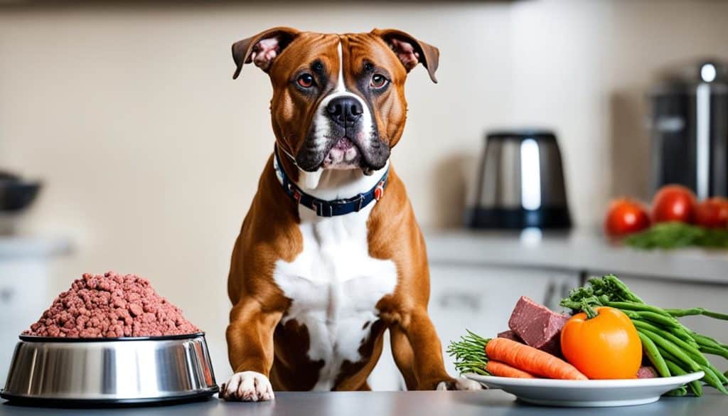 dietary tips for american staffordshire terriers