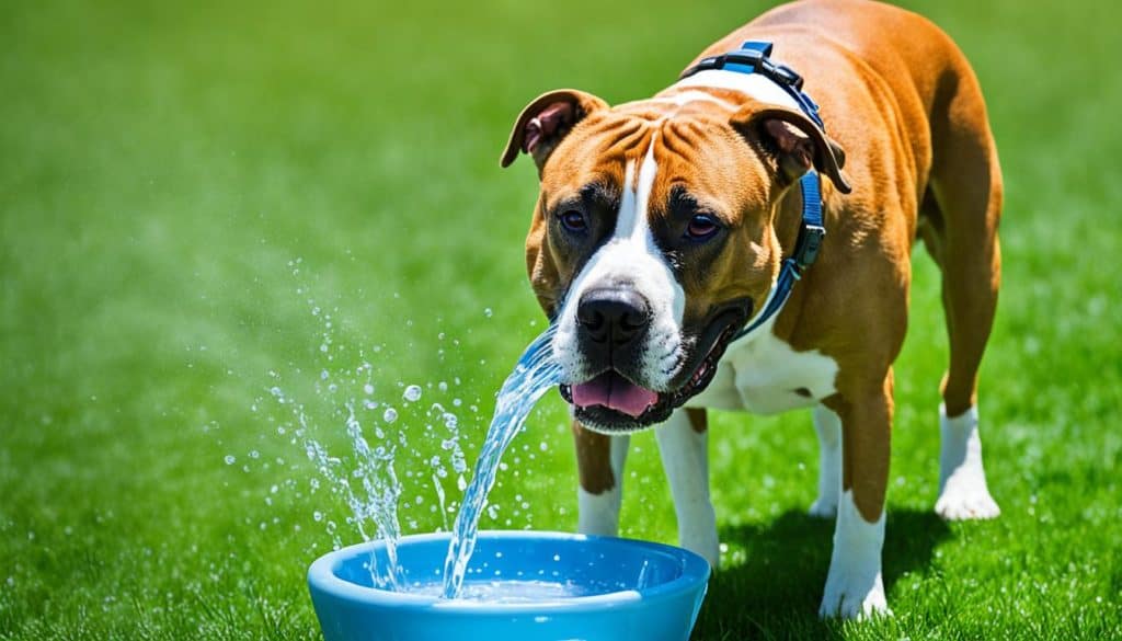 hydration for American Staffordshire Terriers